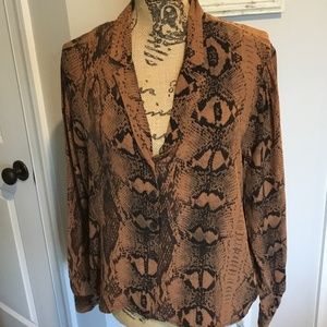 Topshop Jessica Print Shirt